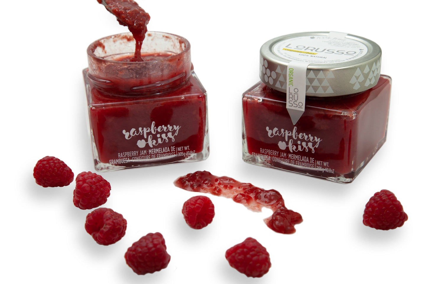Bio Gourmet HIMBEERE Konfitüre mit 85% Frucht, 305g