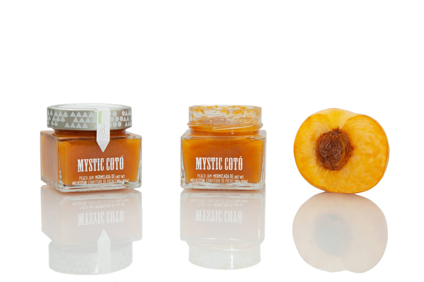 Bio Gourmet PFIRSICHE Konfitüre 85% Frucht, 305g