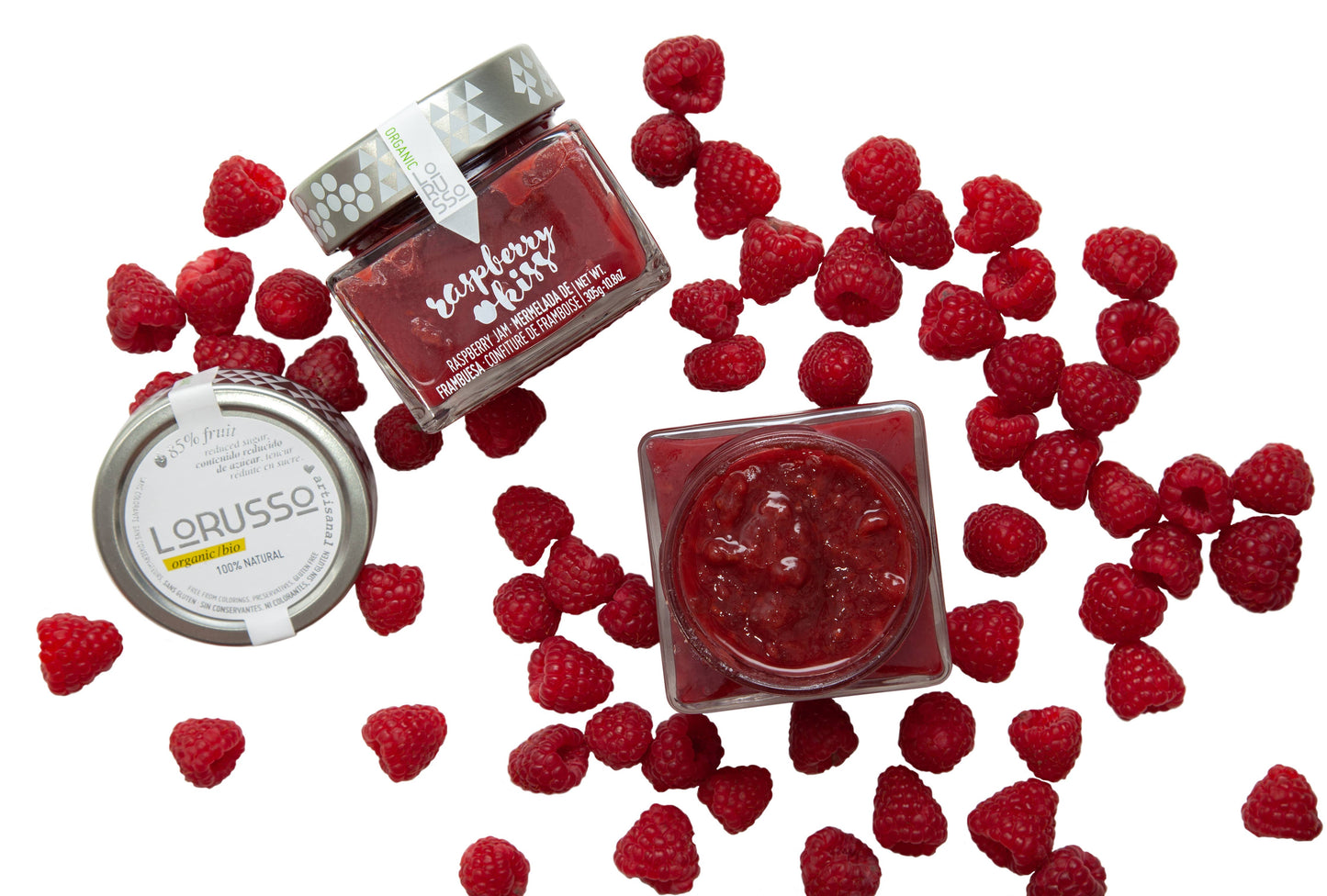 Bio Gourmet HIMBEERE Konfitüre mit 85% Frucht, 305g
