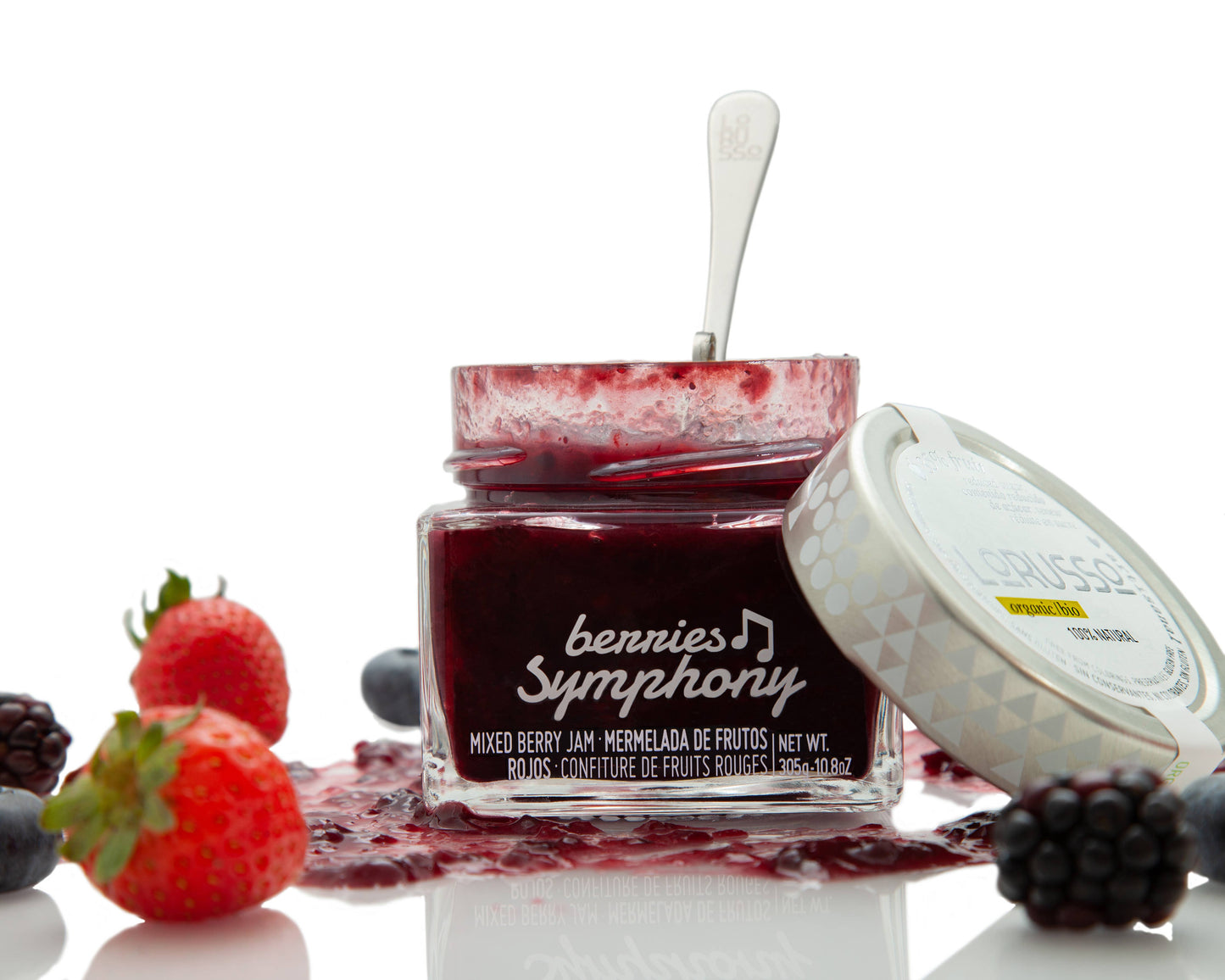 Bio Gourmet Konfitüre AUS ROTEN FRÜCHTEN 85% Frucht, 305g