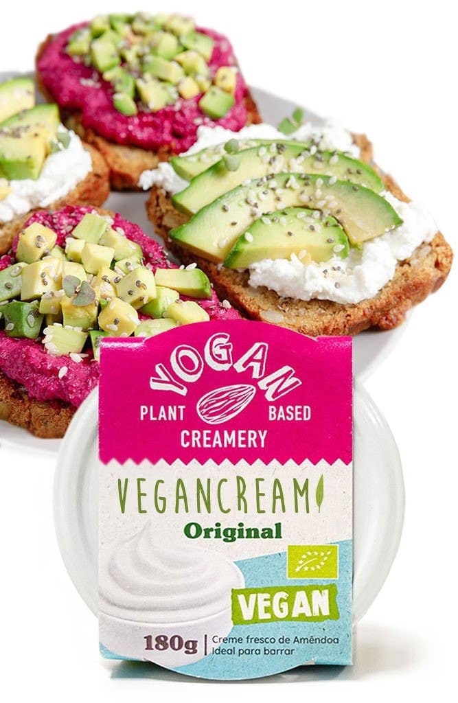 Yogan Creamery - Vegancreami Aufstrich Original - Pflanzliche Basis 180g