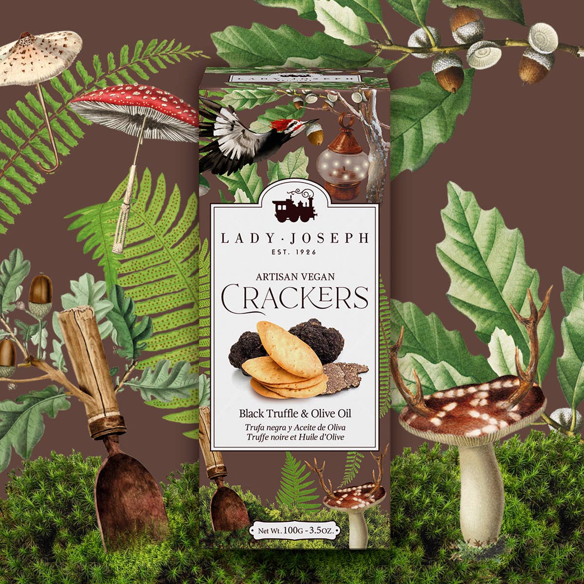 Veganer Cracker mit Trüffel & Olivenöl, 100g