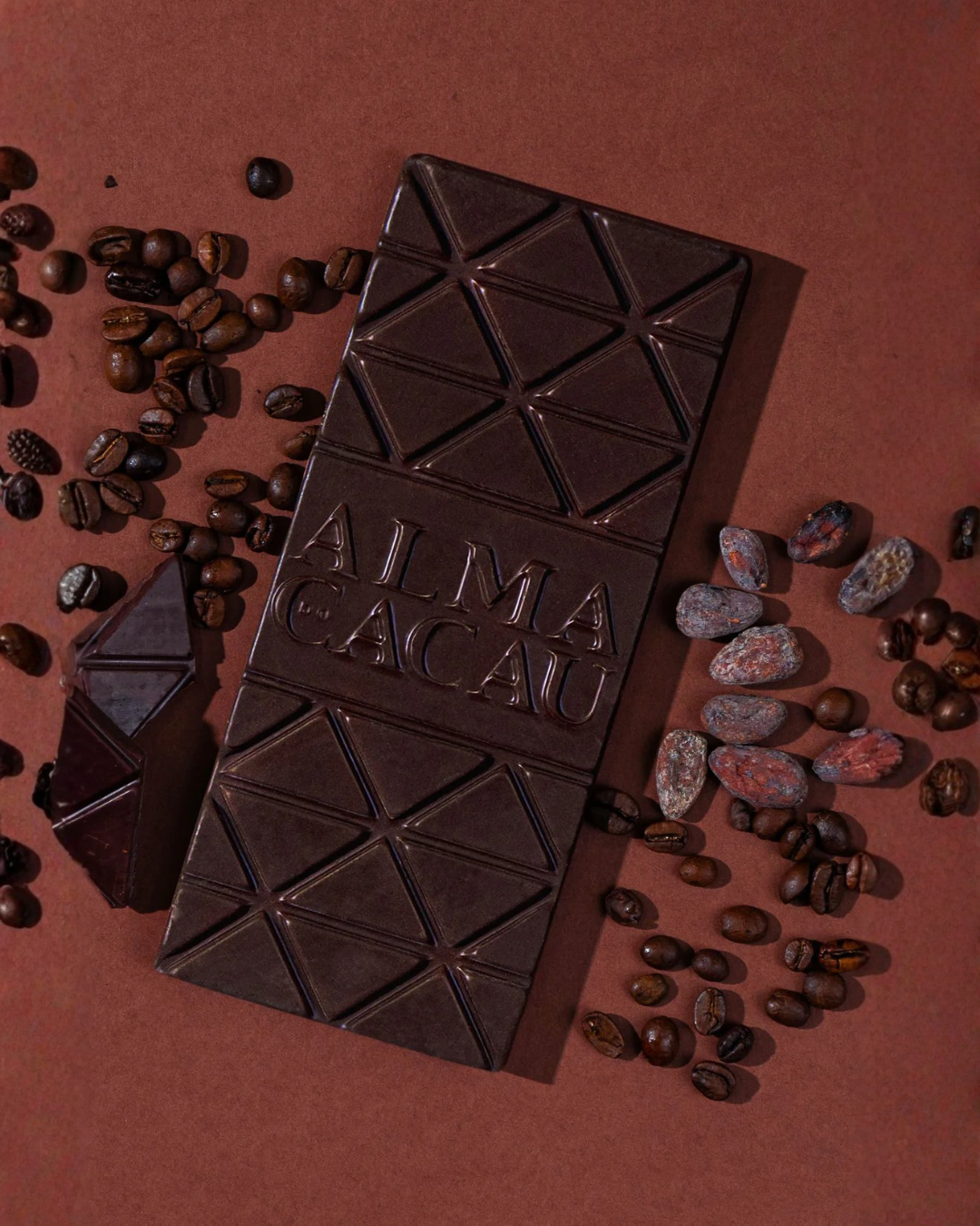 Schokoladentafel Bean to Bar mit Kolumbische Kaffee - 60% Kakaoanteil
