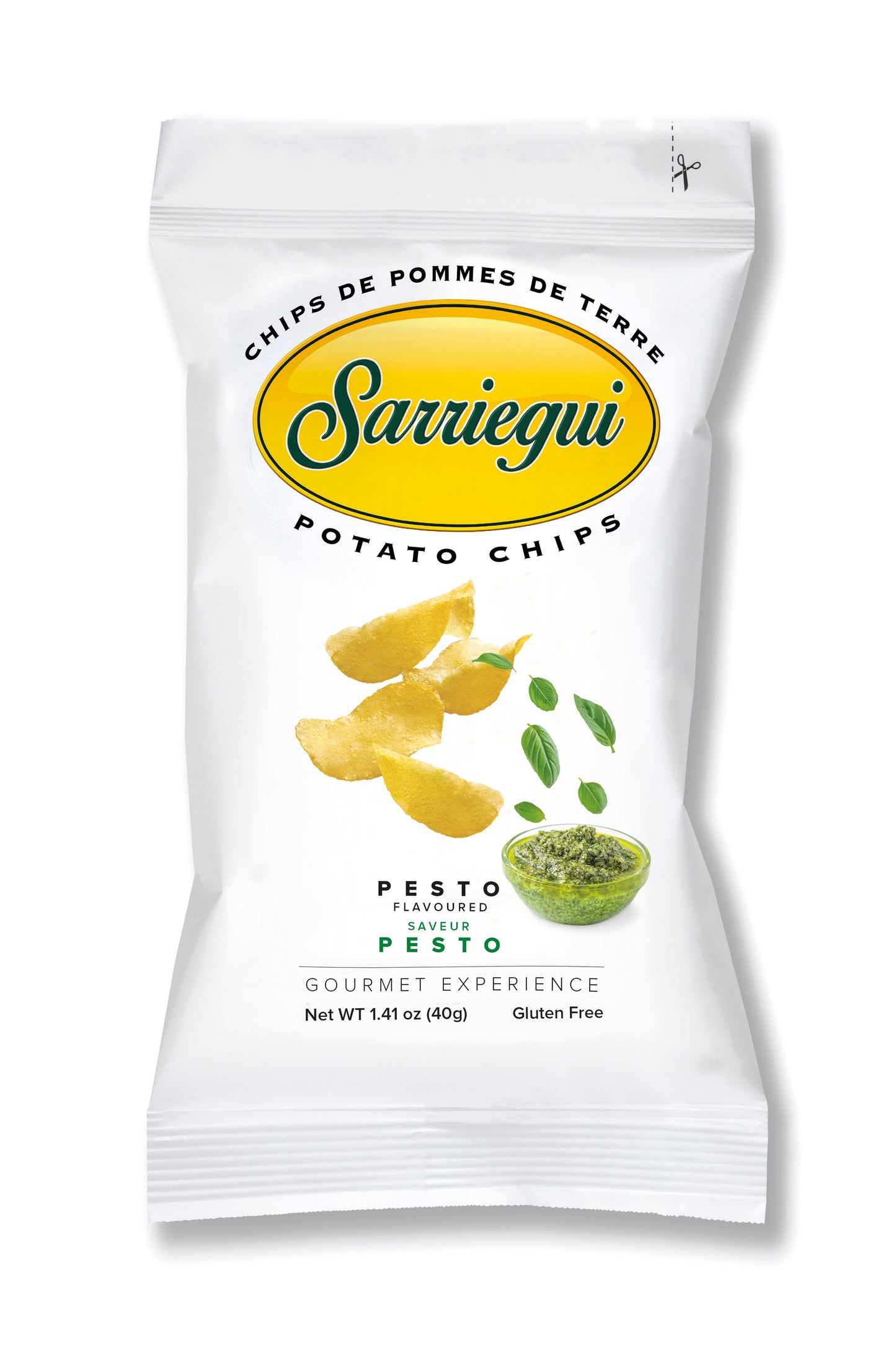 Premium PESTO Kartoffelchips, 40g