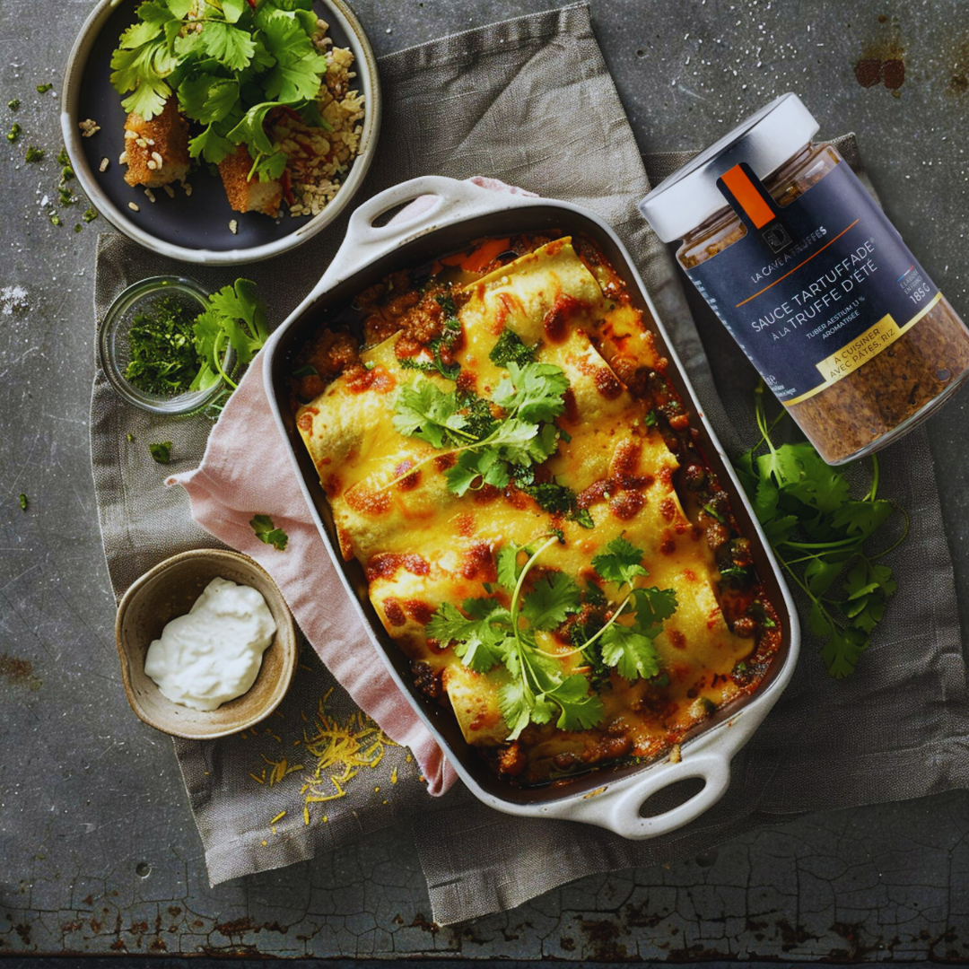Creme Tartuffade, Pilze und Sommertrüffelsauce 1,1 %, aromatisiert - 185g