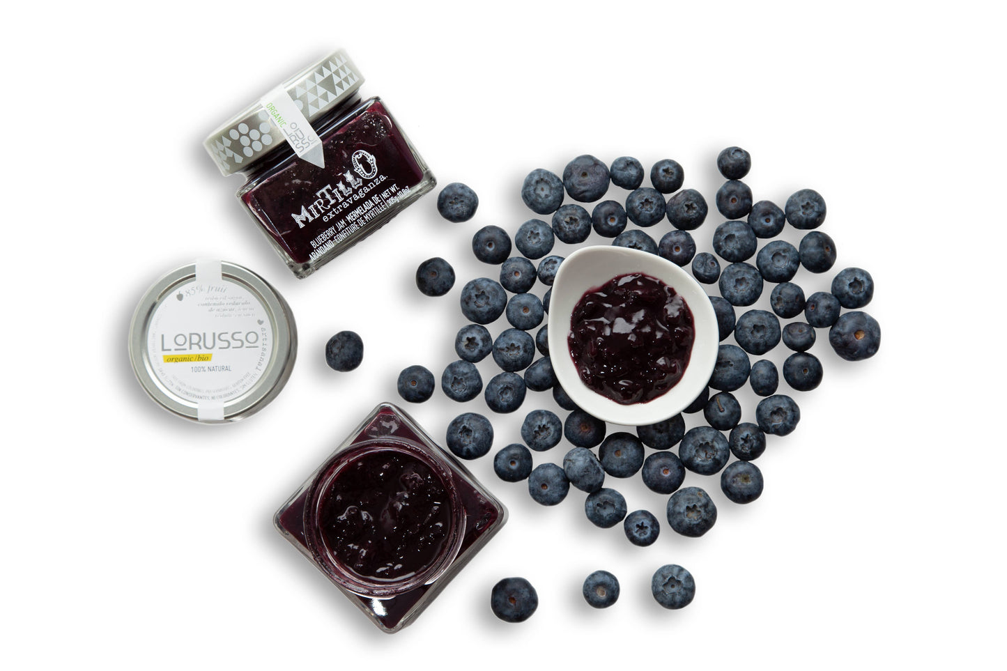 Bio Gourmet HEIDELBEERE Konfitüre mit 85% Frucht, 175g