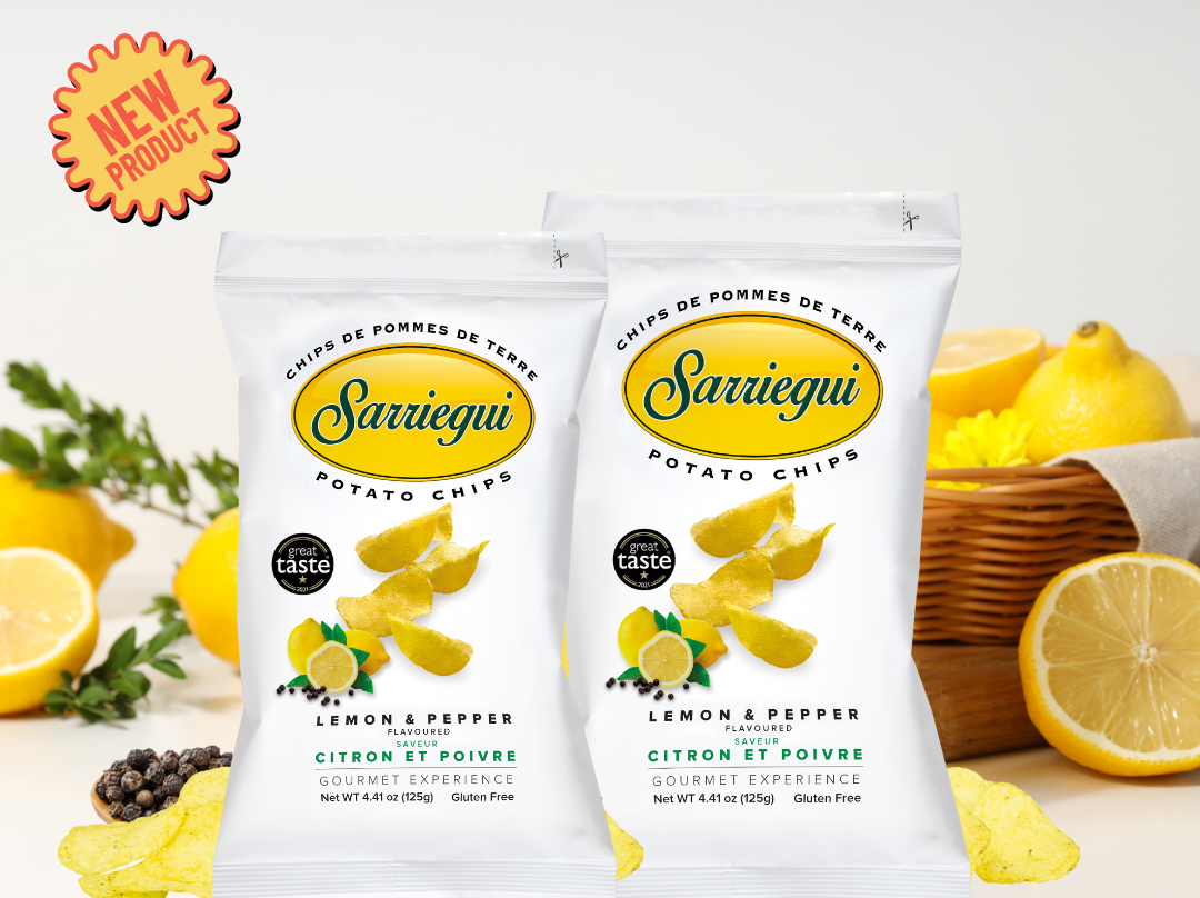 Premium Kartoffelchips Zitrone und Pfeffer - 40g
