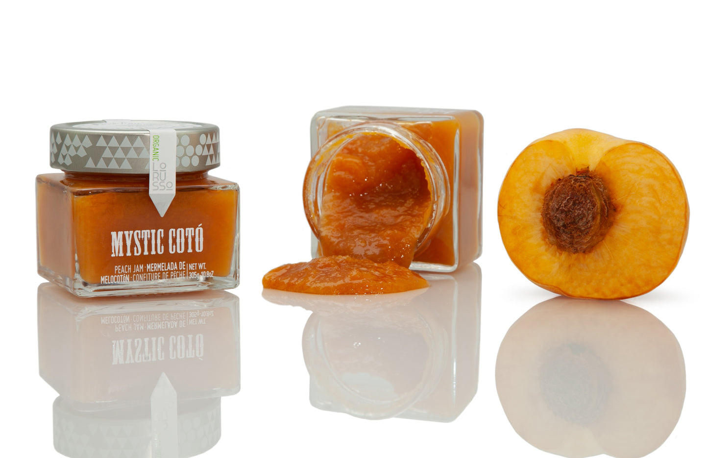 Bio Gourmet PFIRSICH Konfitüre mit 85% Frucht; 305g