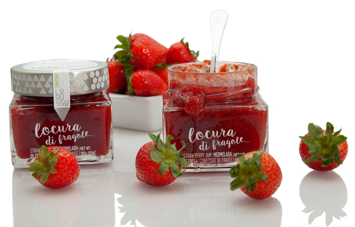 Bio Gourmet ERDBEERE Konfitüre mit 85% Frucht, 305g