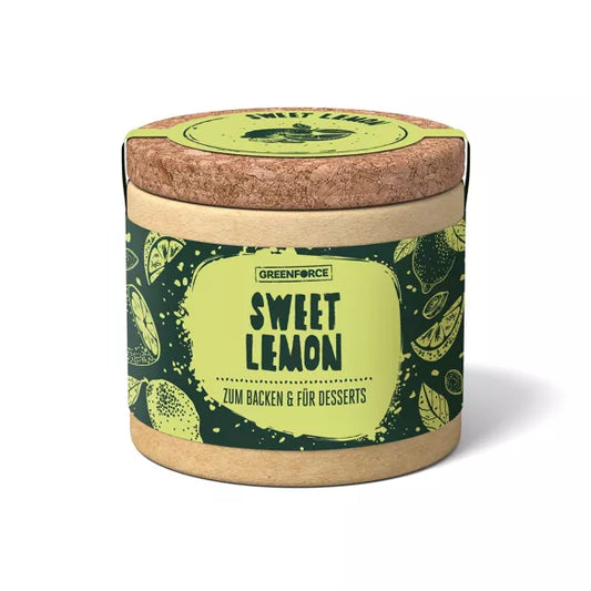 Sweet Lemon Gewürz 70g | Zitronen Gewürzmischung zum Backen & Verfeinern - Mit Kurkuma und Ingwer, Salzfrei und ohne Zusatz von Allergenen