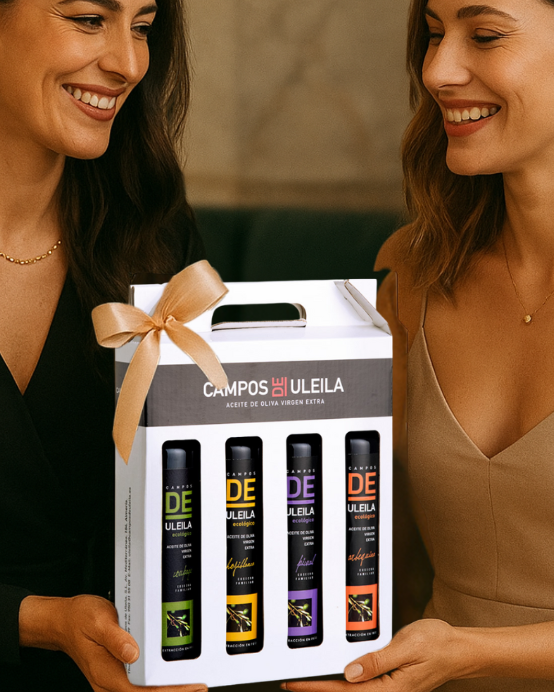 Bio Native Olivenöle Geschenkset – 4 Sorten (Coupage, Hojiblanca, Picual & Arbequina) – 4×250 ml