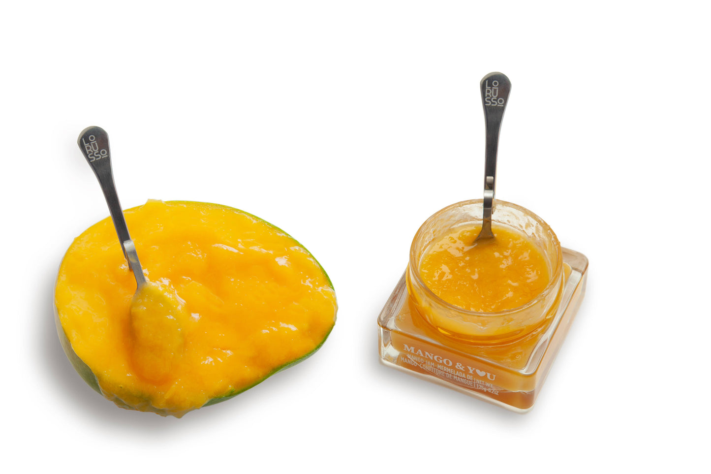 Bio-Gourmet handgemachte Mango-Marmelade 85% Obst. - 175g