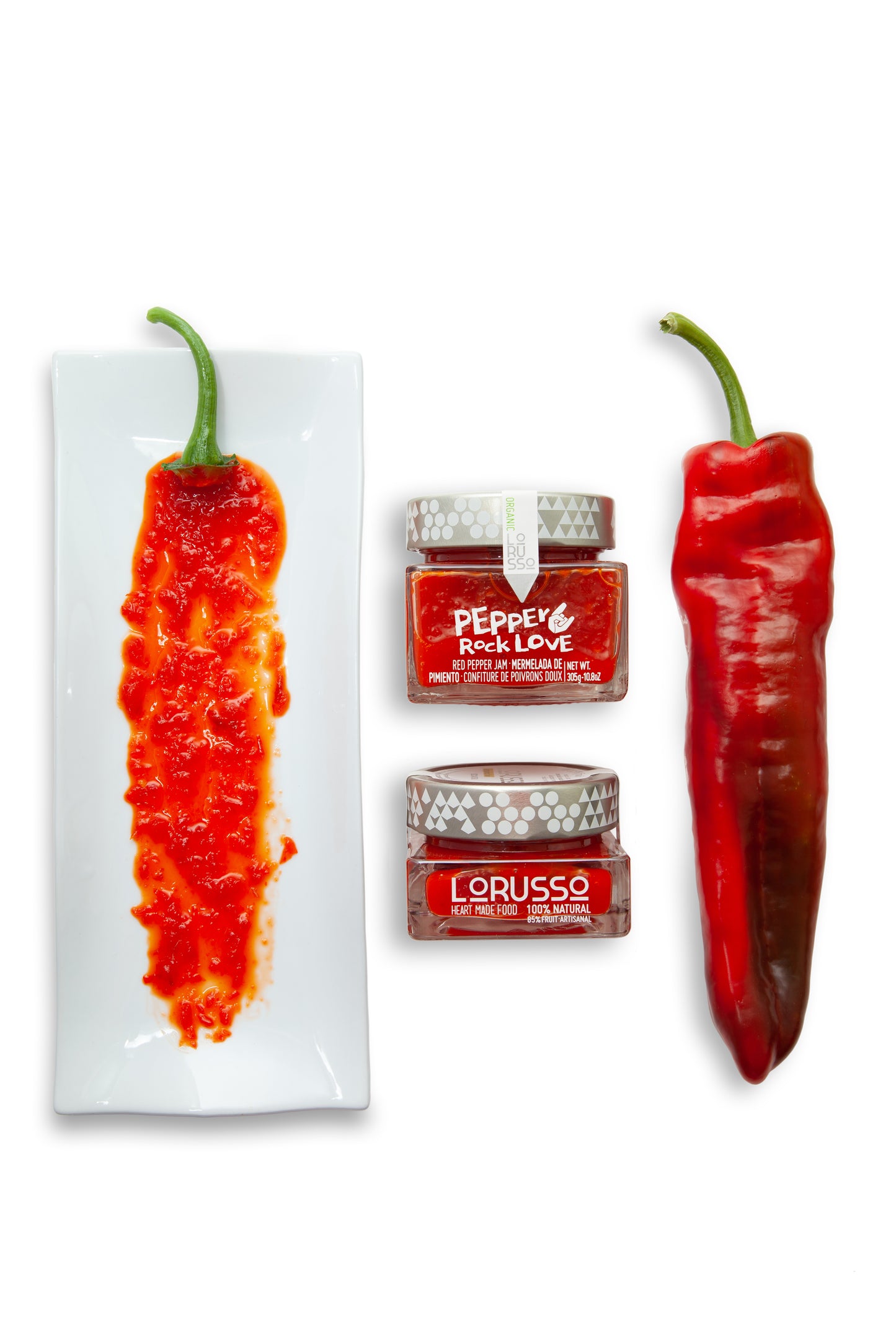 Bio Gourmet Paprika Konfitüre mit 85% Frucht, 305g