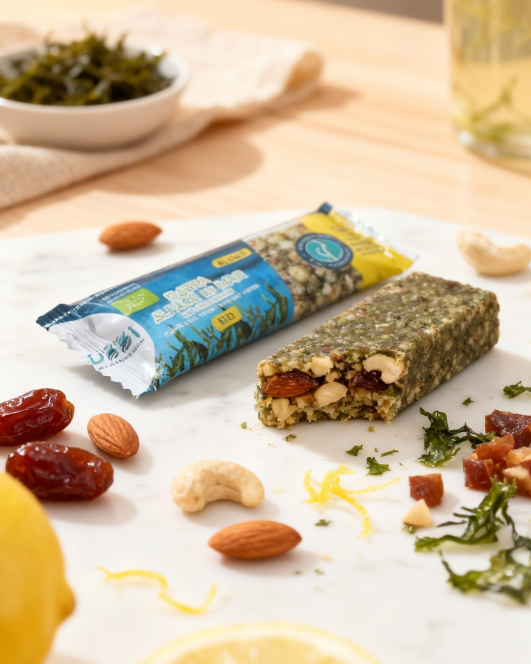 Meersalat-Riegel mit Nüssen und Trockenfrüchten- 30g